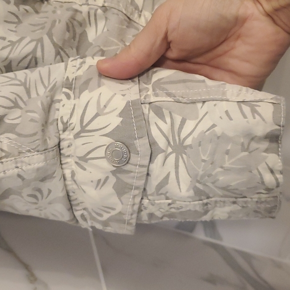 Kikit Jeans skorts size 14 floral tropical print - Picture 7 of 10